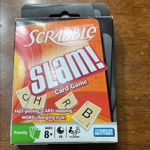 Hasbro Scrabble Slam! Card Game - Vibrant Red